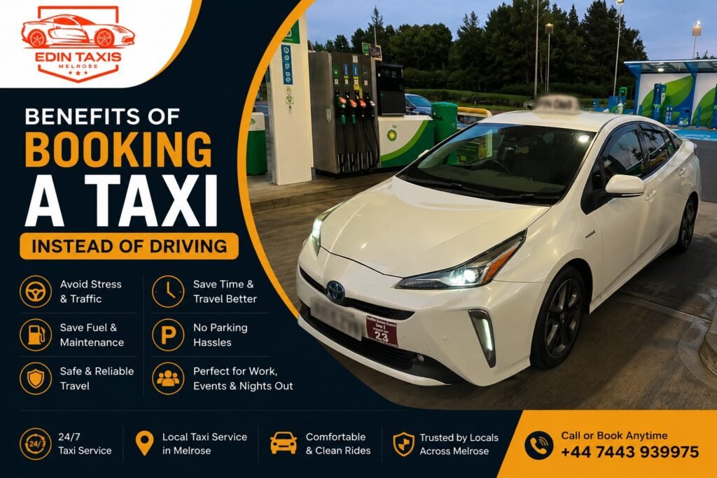 Benefits of Booking a Taxi Instead of Driving