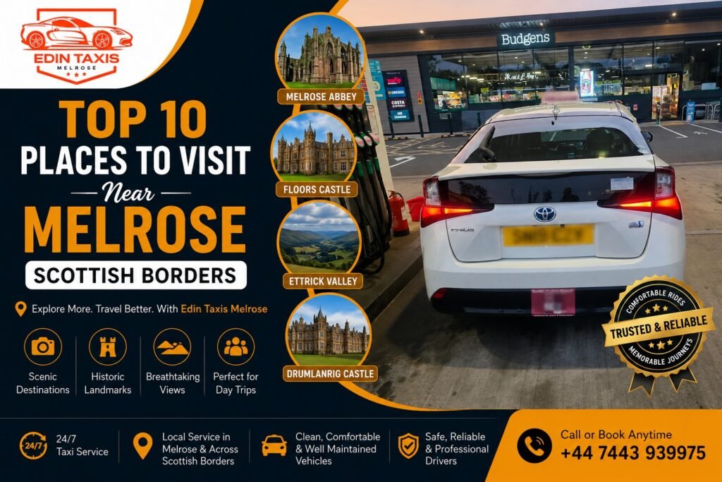 Top 10 Places to Visit Near Melrose, Scottish Borders
