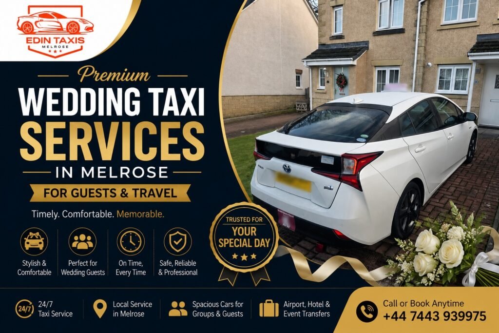 Wedding Taxi Services in Melrose for Guests & Travel